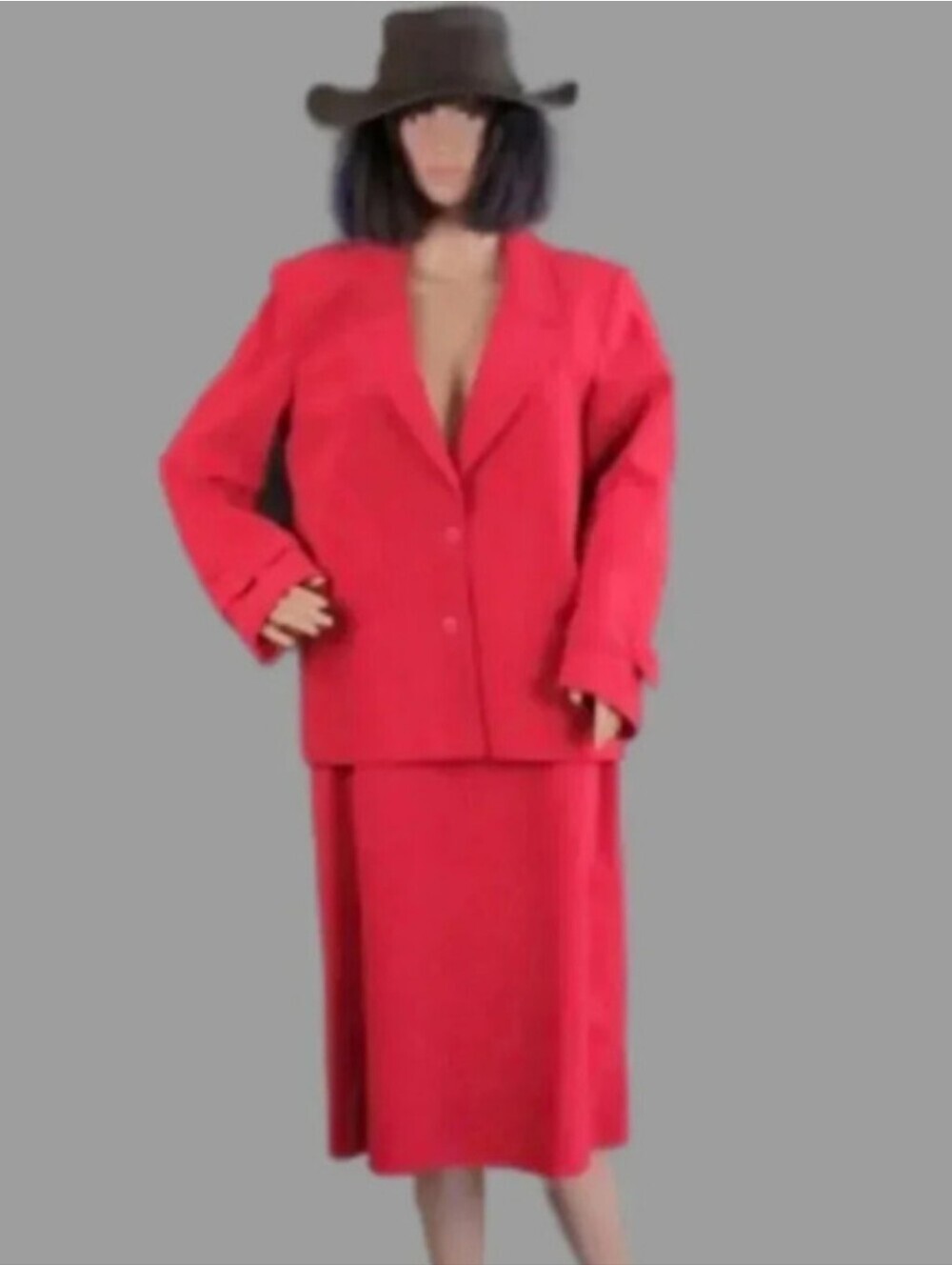Vintage Count Romi Ultrasuede Two Piece Suit, Union Made